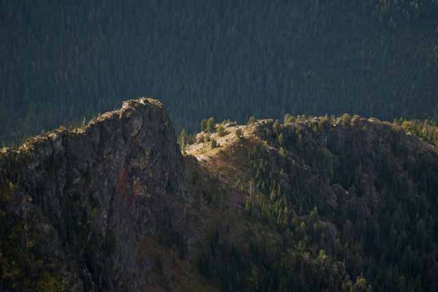 from the heli